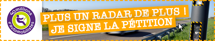 58% des excès de vitesse relevés par des radars sont de moins de 5