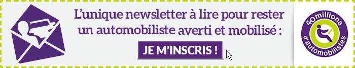 S'inscrire à la newsletter de 40 millions d'automobilistes