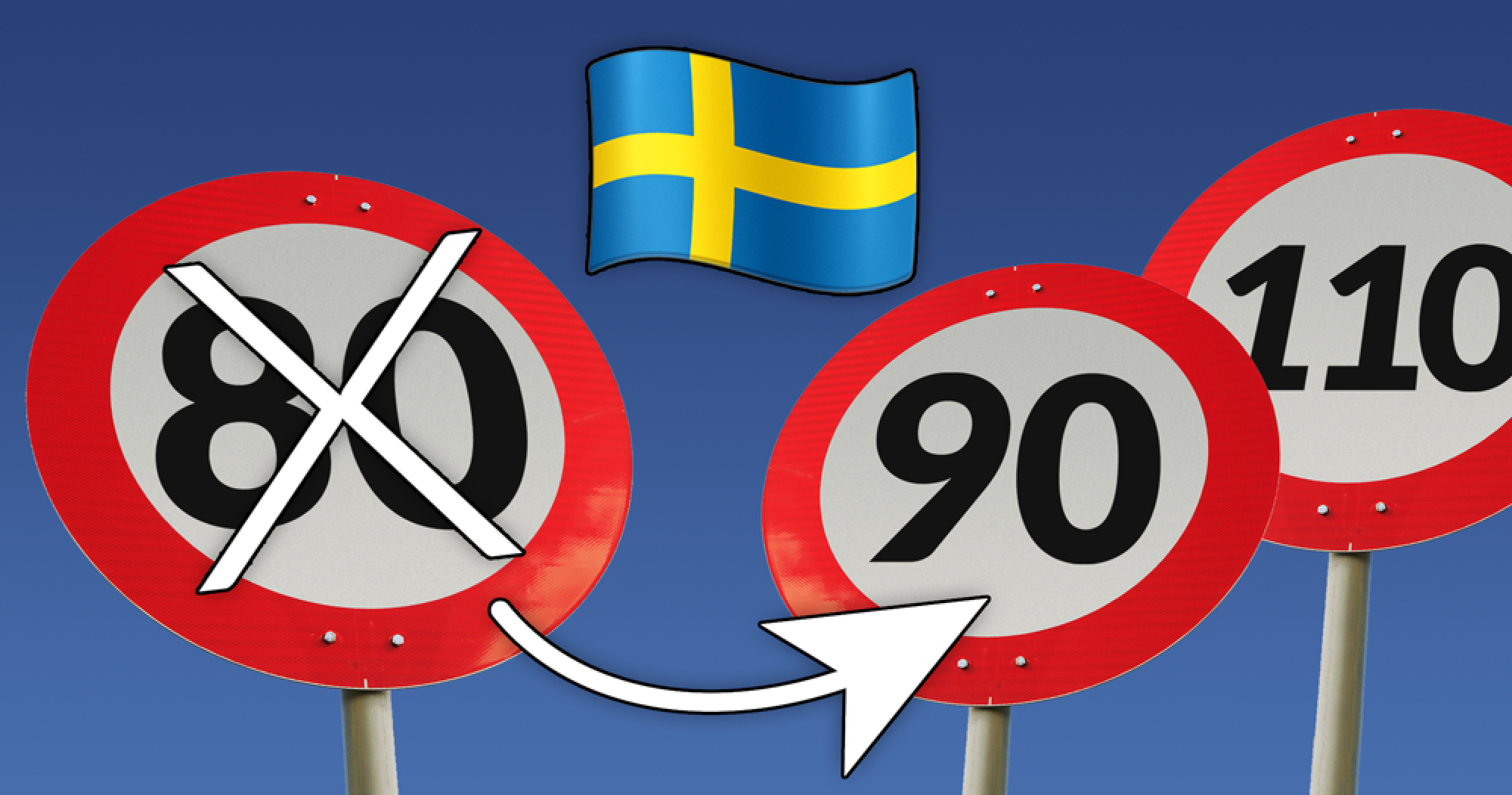 80 km/h : quand l&#039;étude du cas suédois remet totalement en question la baisse de la limitation de vitesse en France
