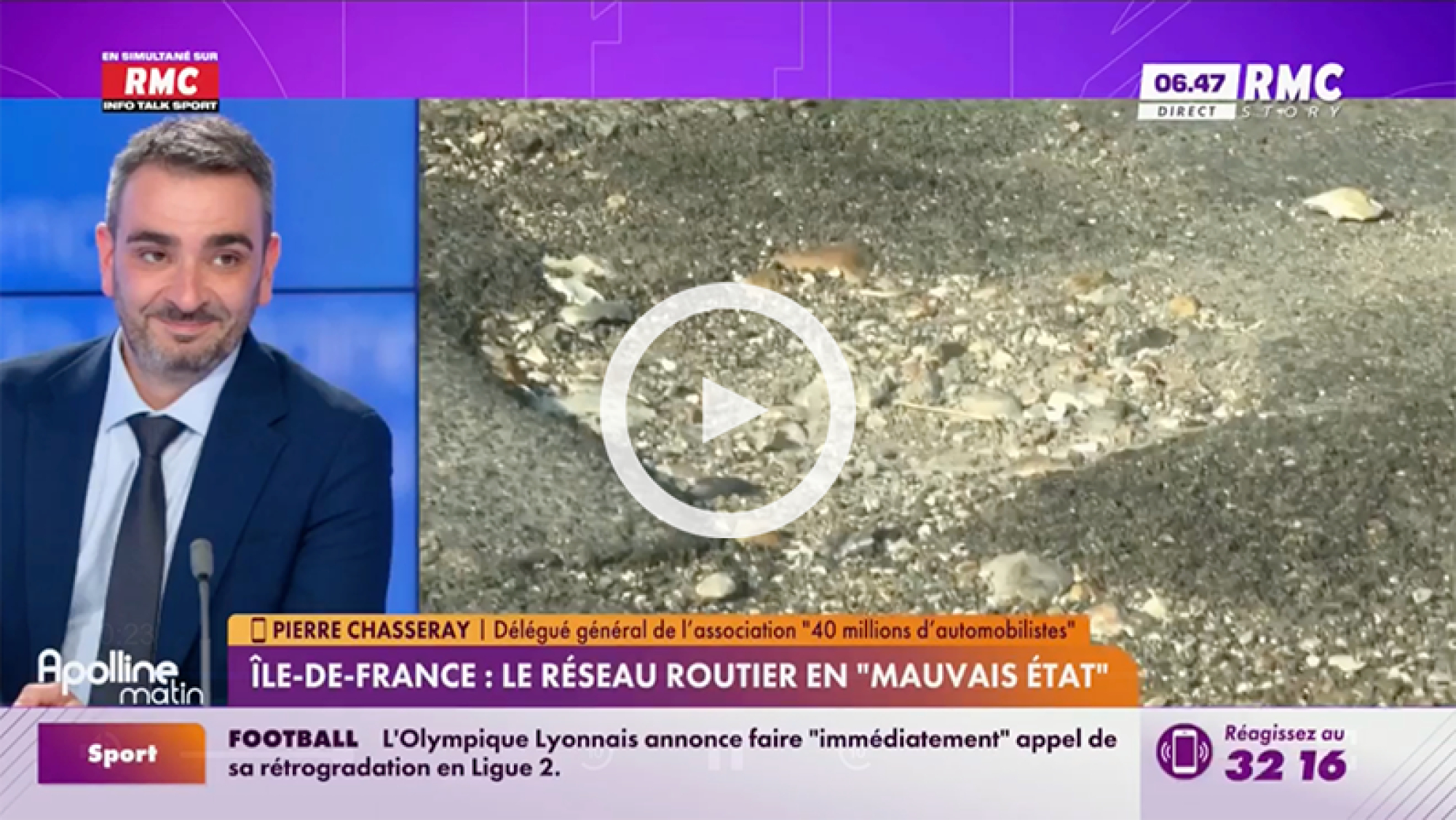 État des routes : "40 millions d'automobilistes" très en colère